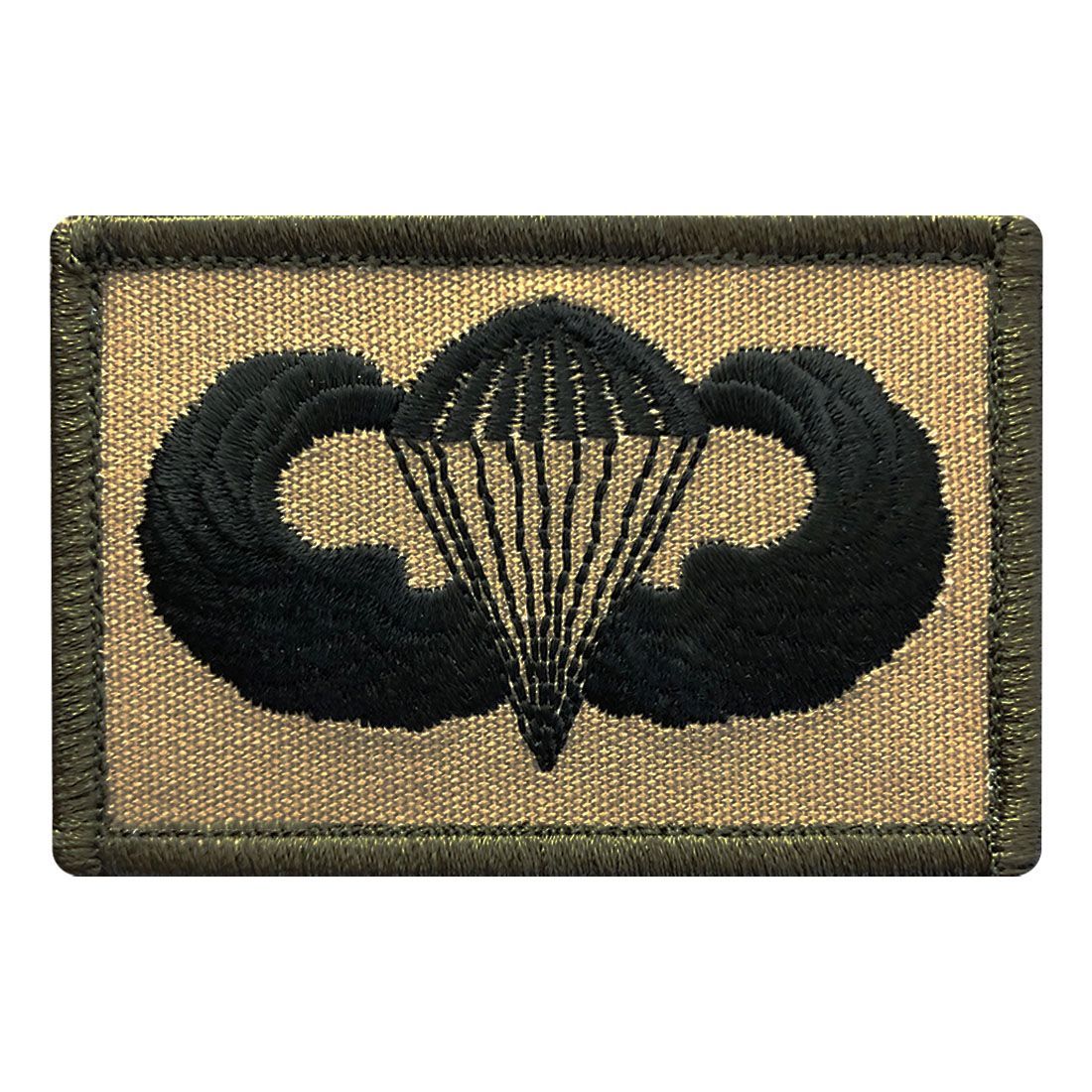 Airborne Jump Wings Paratrooper Hook Patch (3.0 X 2.0 AB-2)