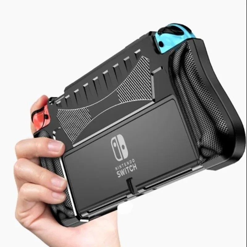 Hybrid Case for Nintendo Switch Rugged Rubberized Snap on Hard Cover TPU