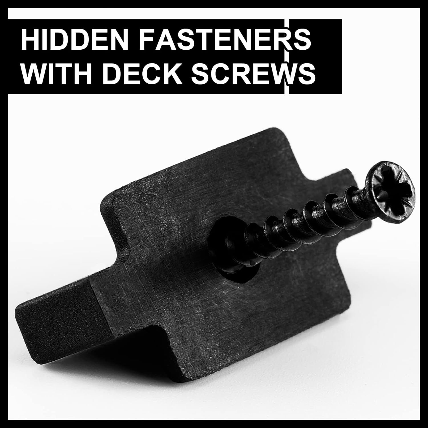 Hidden Fasteners Nylon Clips for Deck Fastening, Composite Decking Fasteners wit