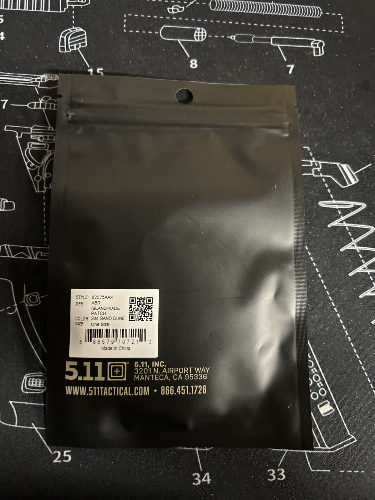 5.11 Tactical ABR Island-Nade Patch Style 92375AAX