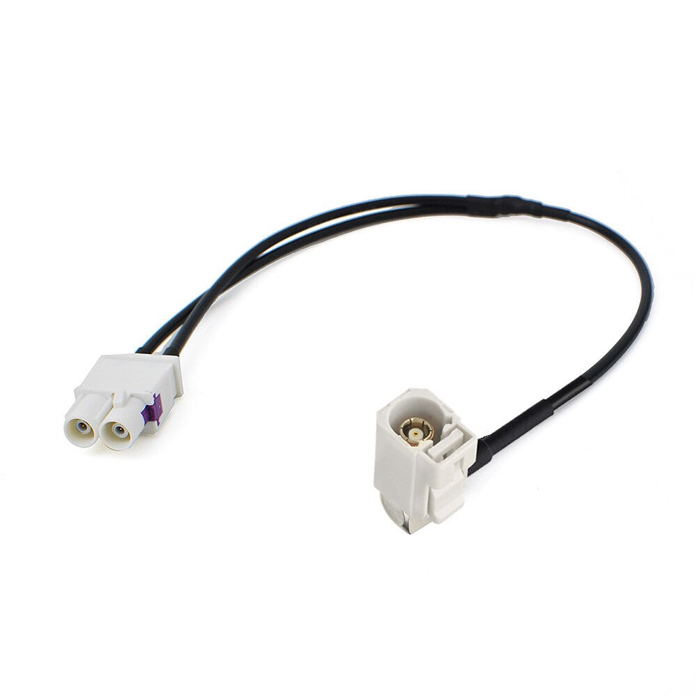 For Volkswagen Radio Antenna Adapter Double Fakra RNS RCD 510 310 315 to RCD330