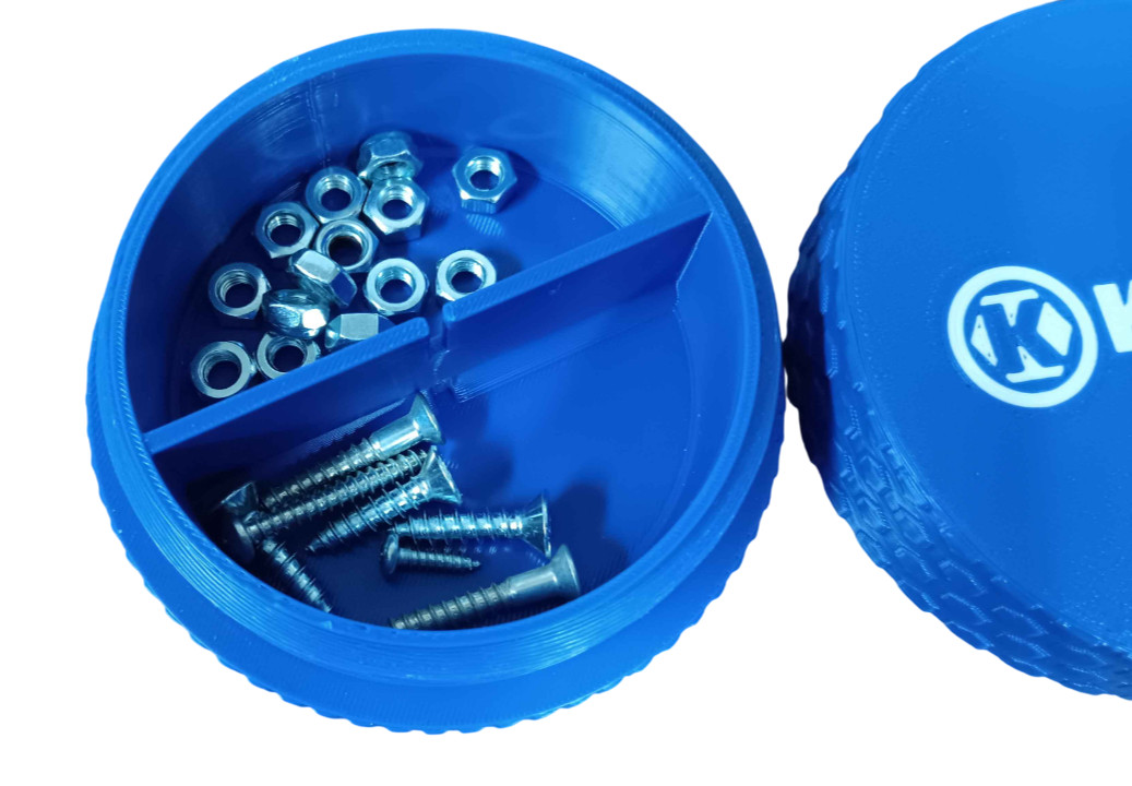 Kobalt Tools Threaded Container – Screw & Parts Storage Box , Heatproof Plastic