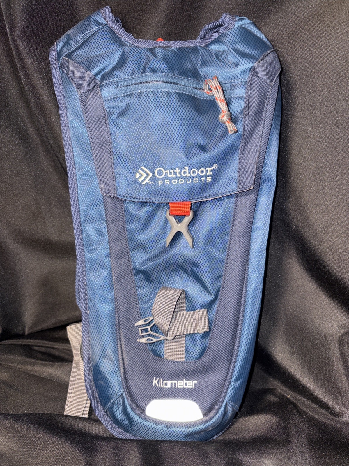 Outdoor Products Kilometer Hydration Pack Hiking Biking Blue No Bladder