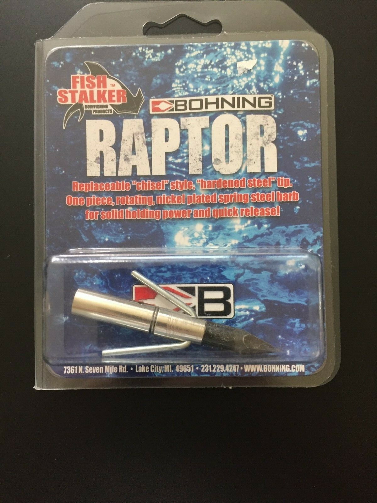 Bohning Raptor Fish Point New in Package