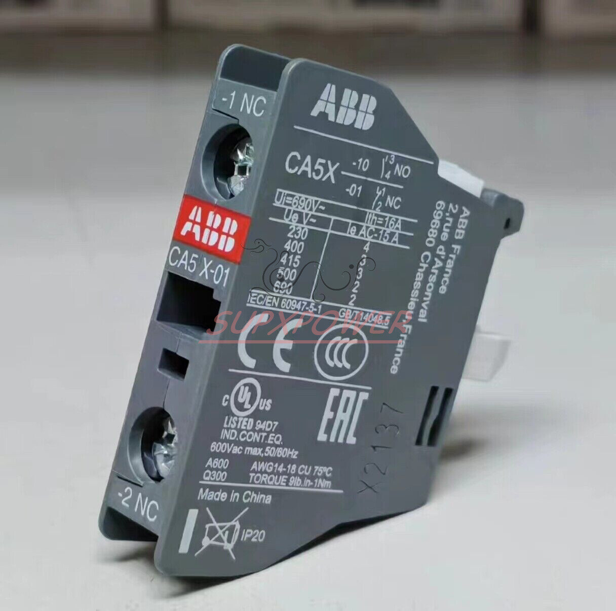 New ABB CA5X-01 Auxiliary Contact Block 1SBN019010R1001 (1PCS)