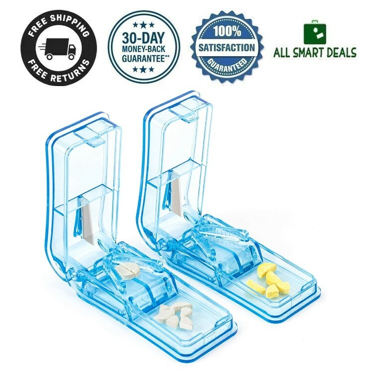 Cortador De Pastillas Para Medicina Profesional Para Grandes Y Pequeñas Set De 2