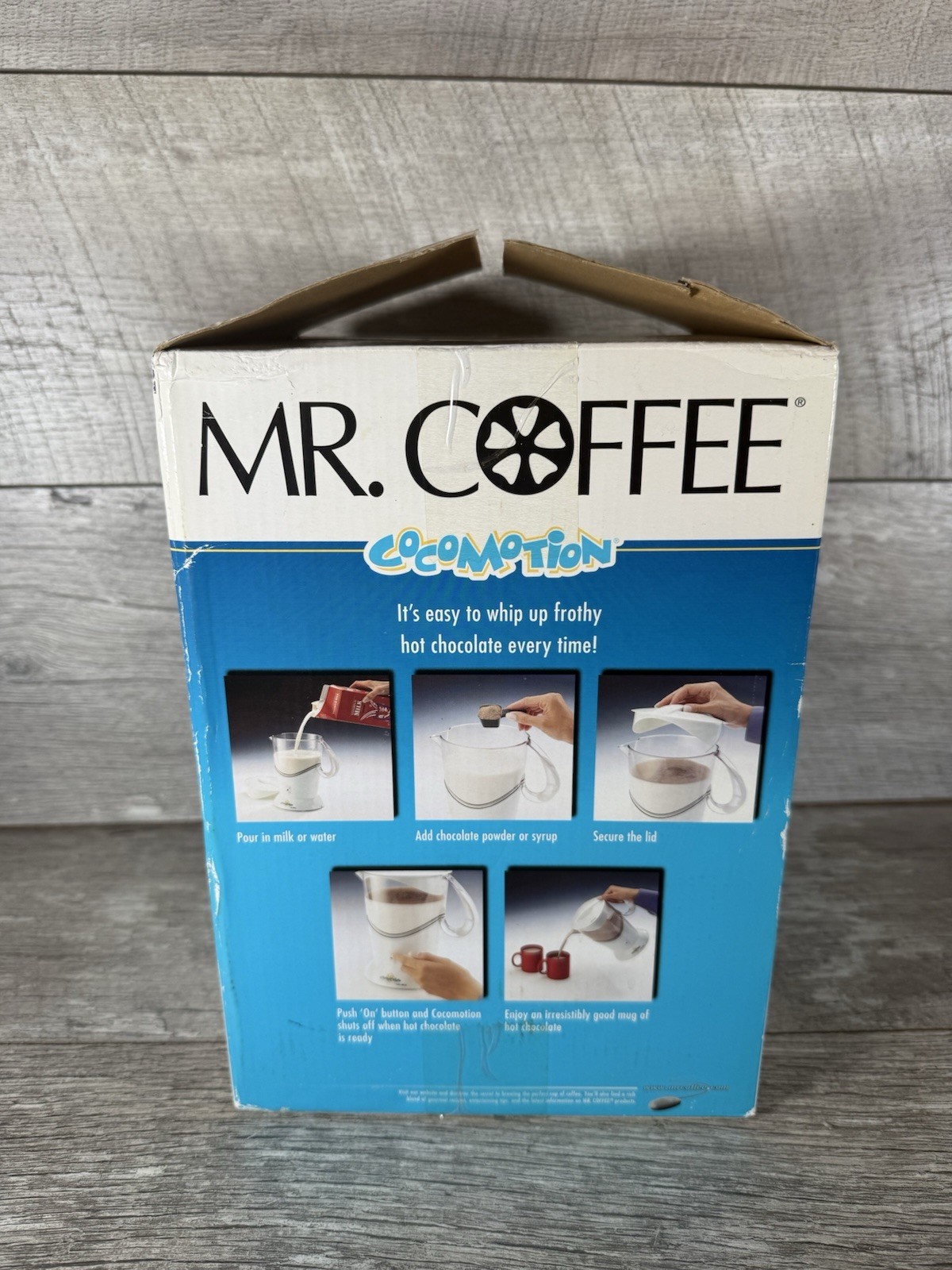 New Mr. Coffee Cocomotion HC4 Hot Chocolate Maker 4 Cup NEW/OPEN