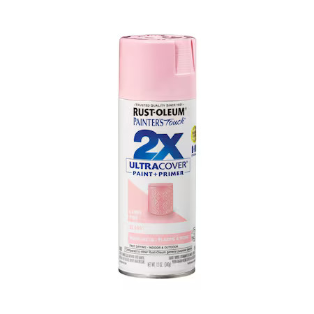 Rust-Oleum 334028 General Purpose Spray Paint, Candy Pink, Gloss, Solvent, 12 Oz
