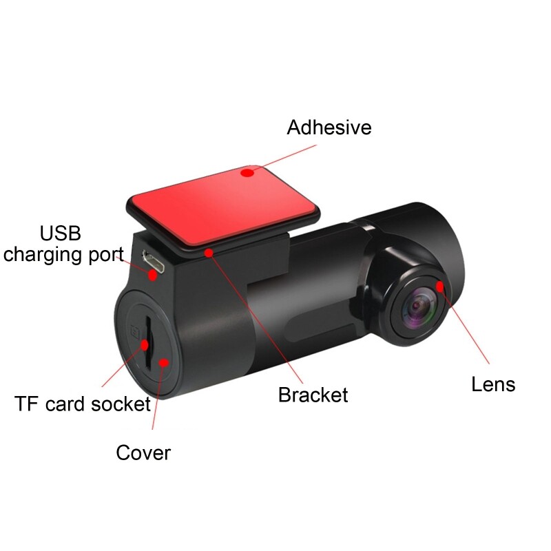Camera Rearview 1080P Night for DVR Wide Video Reco