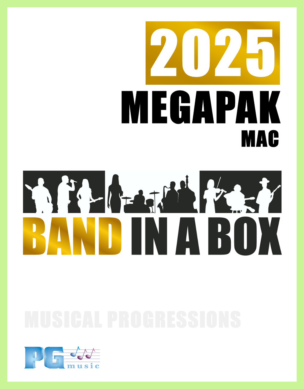 Band in a Box Megapak 2025 - MAC - Music Audio Software - Product License - NEW