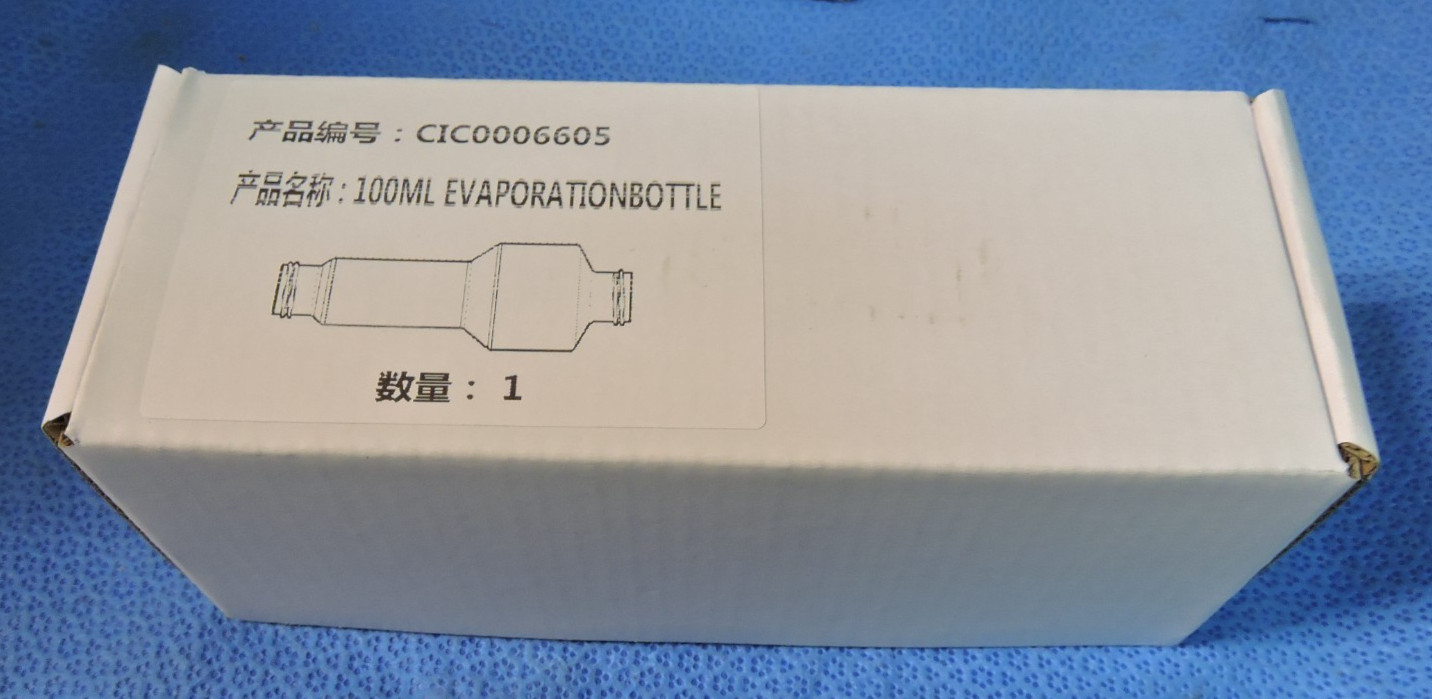 NEW Thermo Scientific 100mL Vial Glass Evaporation Extension Bottle 22184-62242