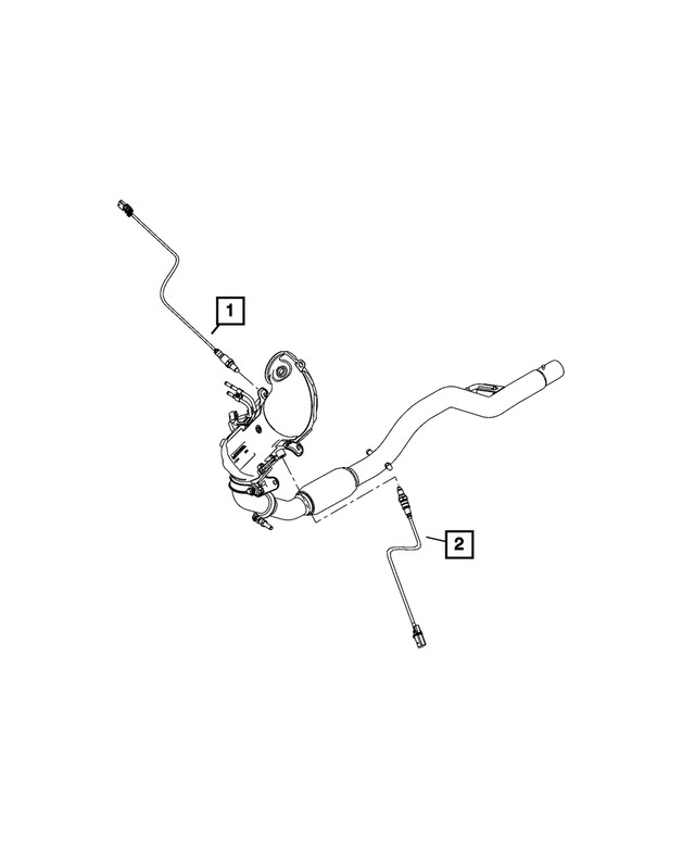 Genuine Mopar Oxygen Sensor 68509709AA