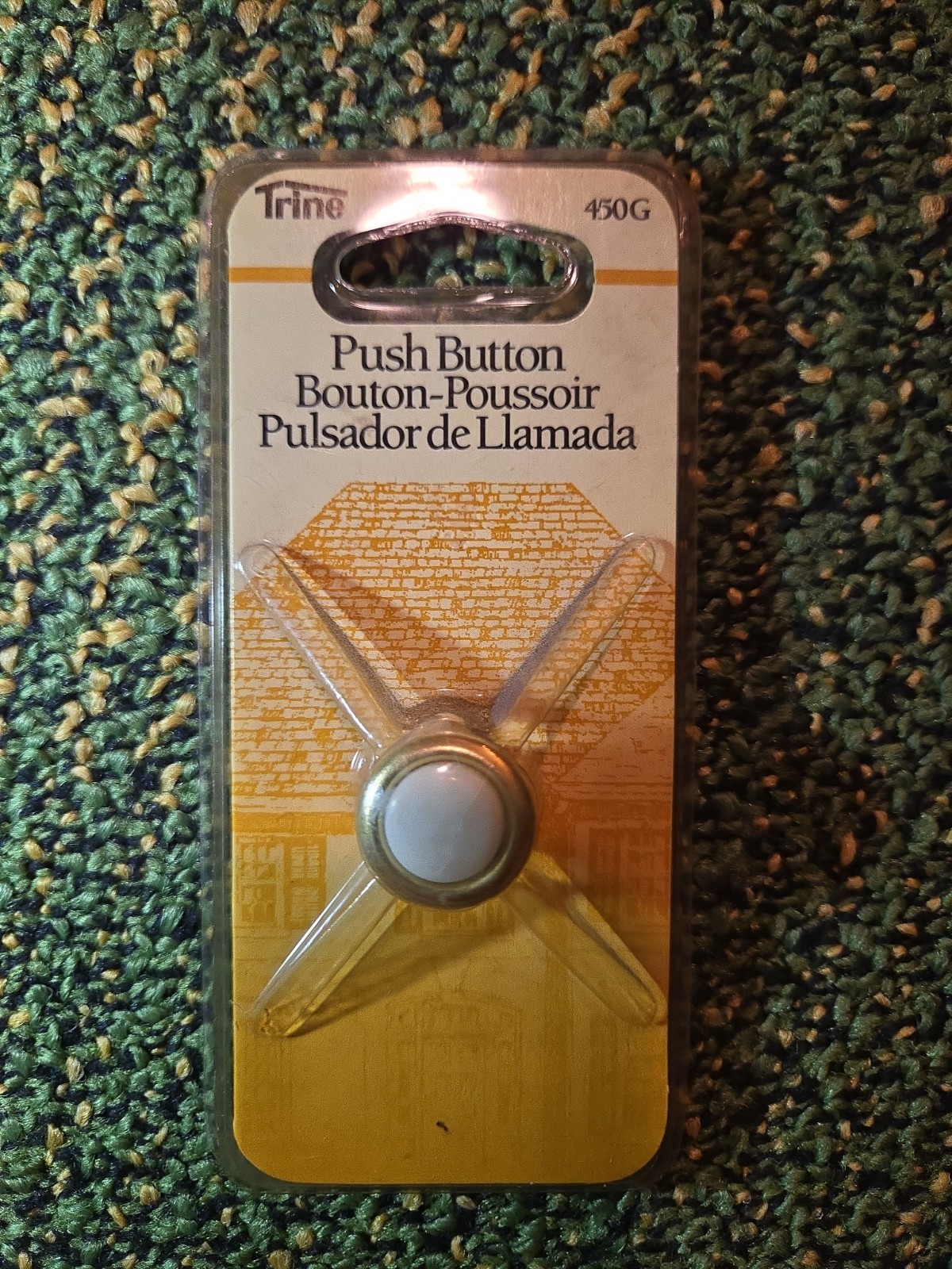 Trine Push Button 450G White Wired From 1994