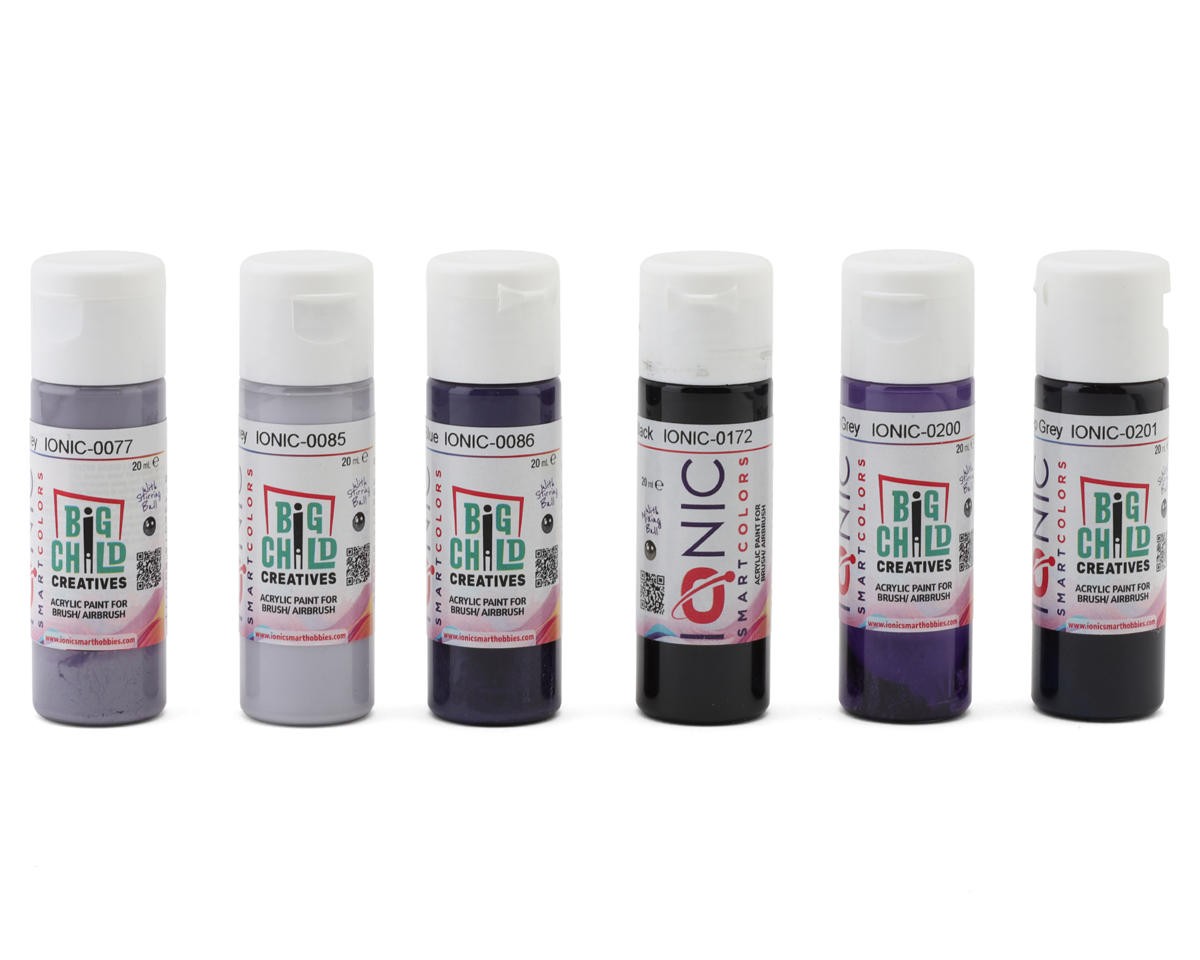 Ammo By Mig Ionic Black Noir Colors Airbrush Acrylic Paint Set [ABJIONIC-0502]