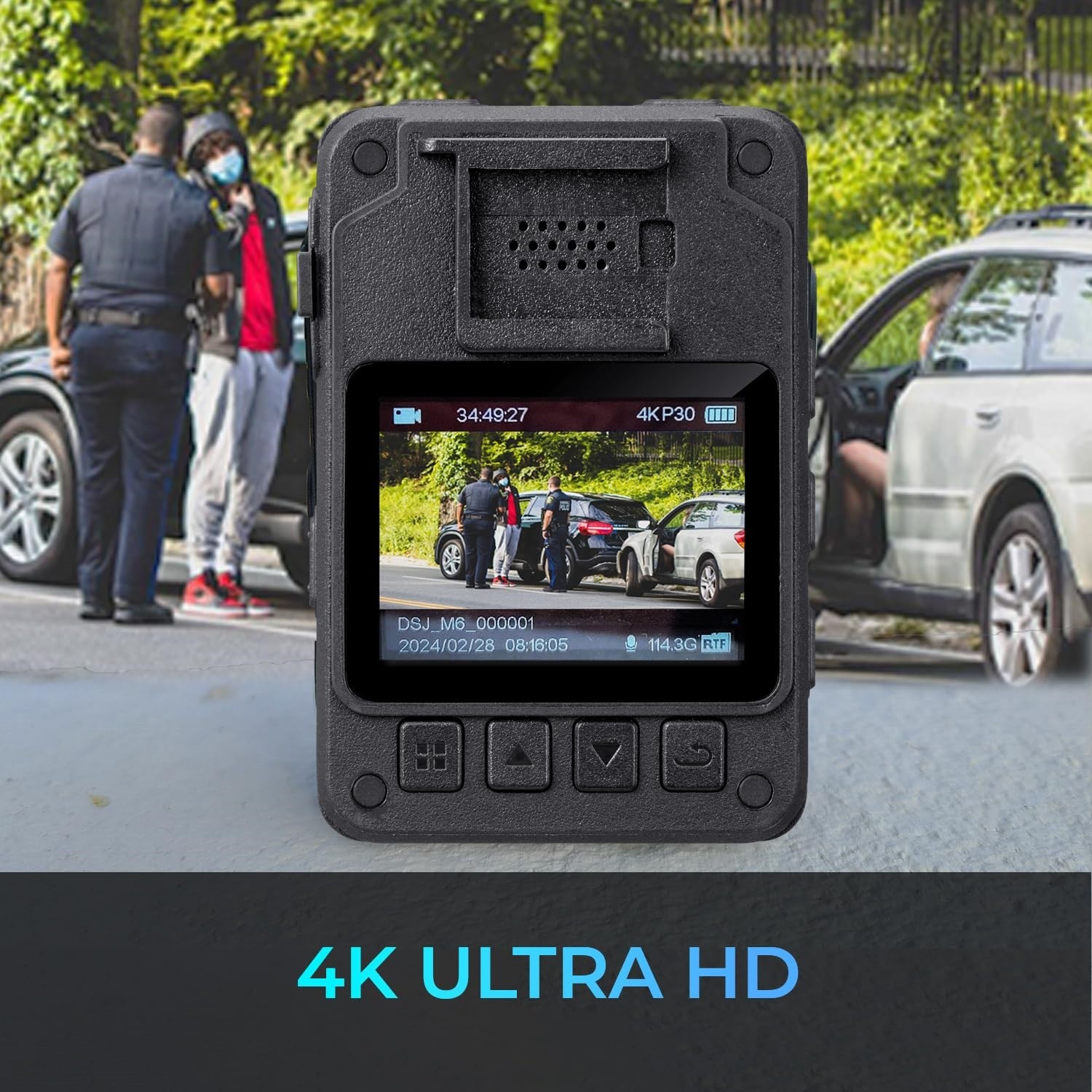 GekoGear AEGIS 400 Digital Camcorder 2" LCD Screen 4K Black