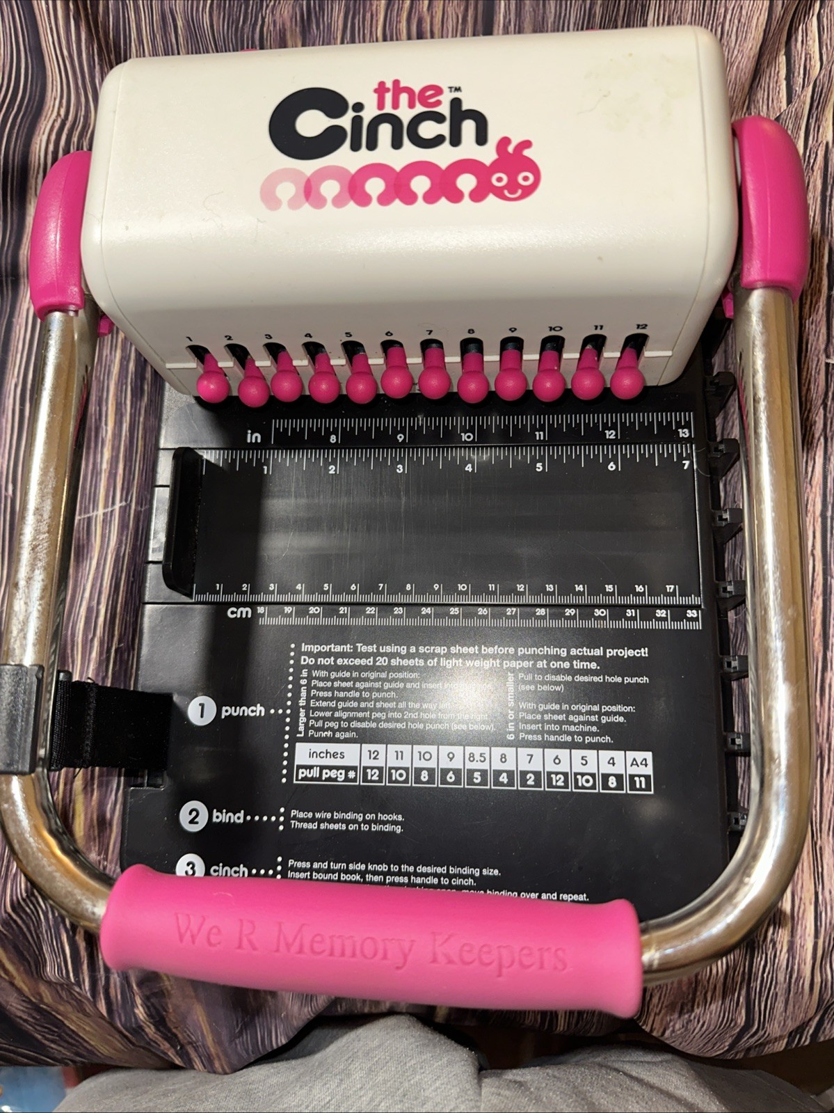 The Cinch Book Binding Machine Tool We R Memory Makers New