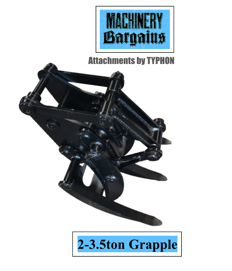 3 Ton Mini Excavator Attachment Grapple Wide Opening Grabber Generic Attachment