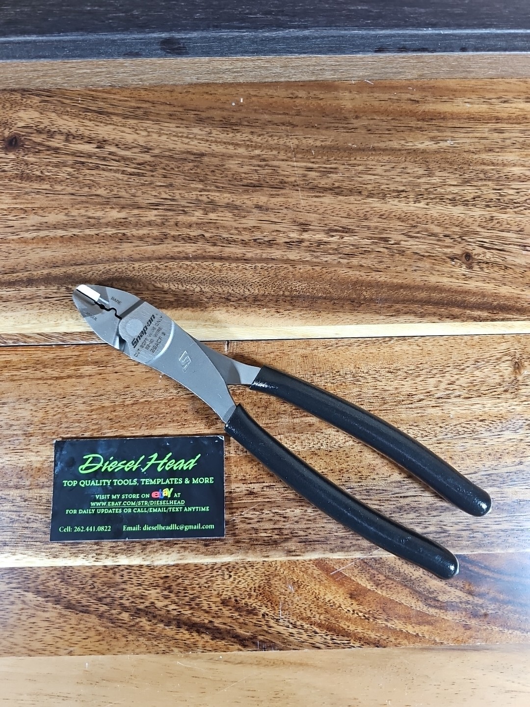 NEW Snap On 29ACF BLACK Handle - 9" Wire Terminal Crimping Tool - FREE SHIPPING