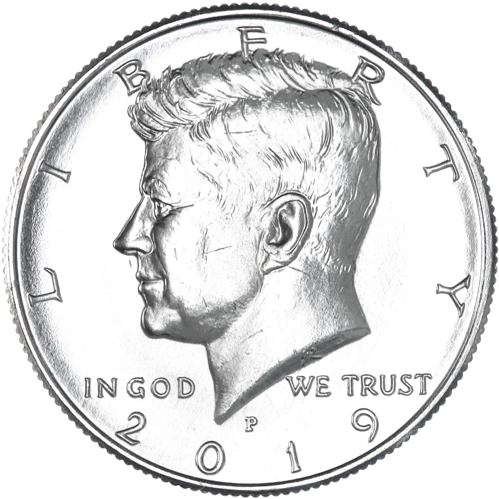 2019 P D Kennedy Half Dollar BU 2 Coin Year Set