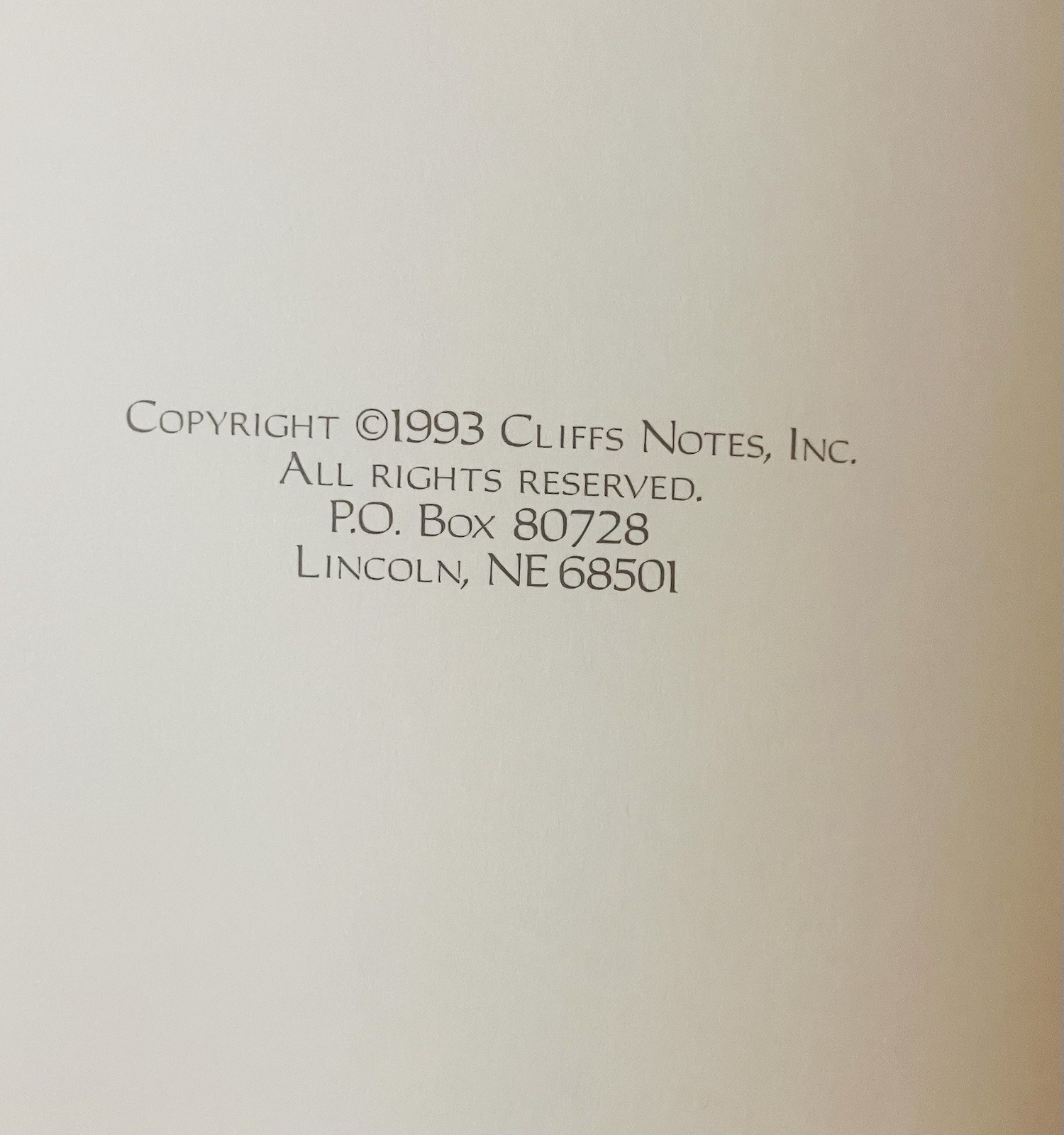 1993 Cliffs StudyWare Course Review User’s Manual, IBM Version Vintage Guidebook