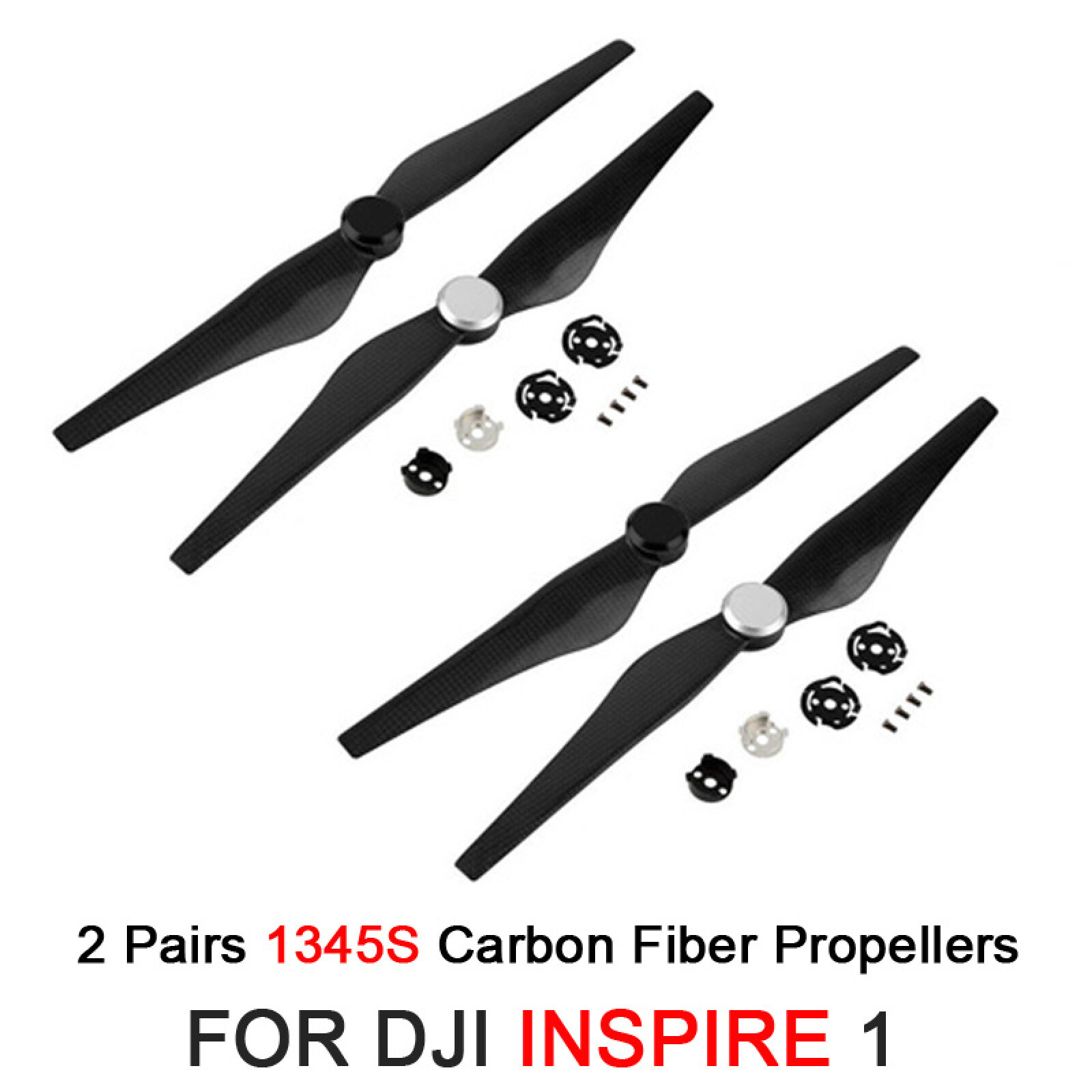 2 Pair 1345s Quick Release Propeller Blades For DJI Inspire 1 Drone g
