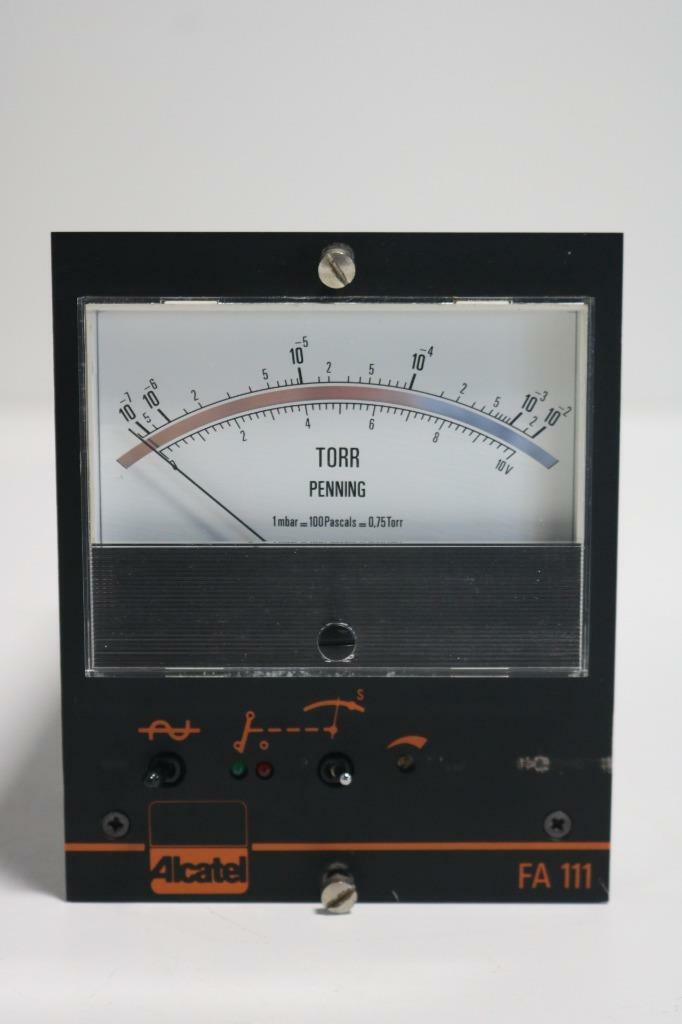Alcatel CF2P Cold Cathode Gauge with FA 111 Controller