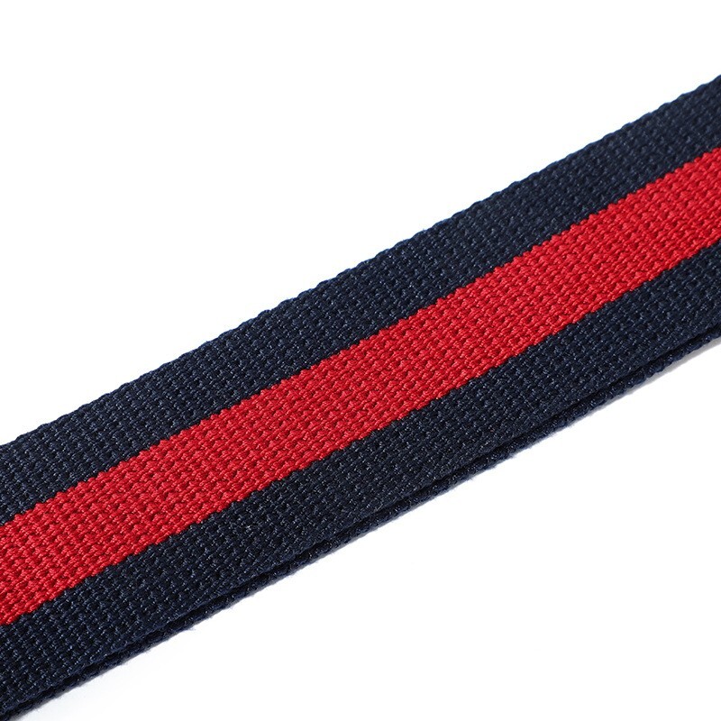 Adjustable Replacement Striped Purse Strap for Designer GG Bag with Shoulder Pad