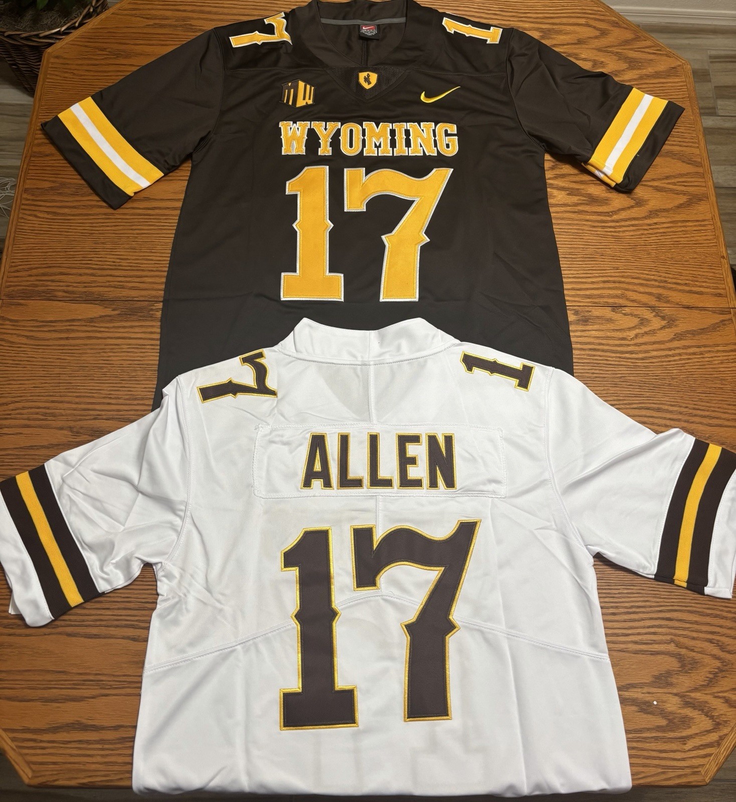 Josh Allen Wyoming Cowboys Jersey! SHIPS SAME DAY!