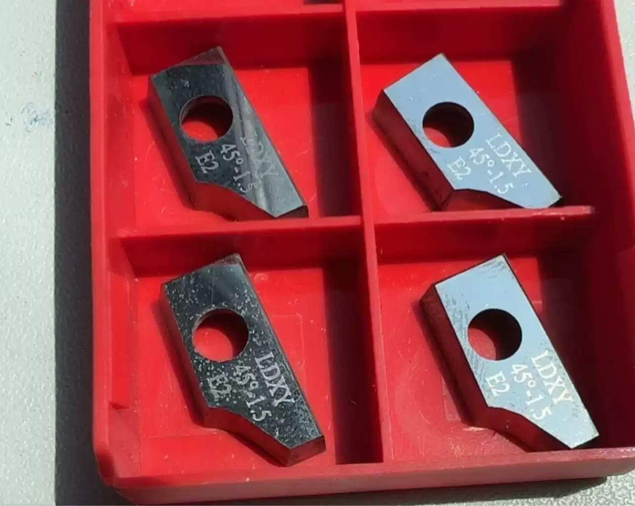 Valve seat boring machine blade E2 small blade 55°-1.5
