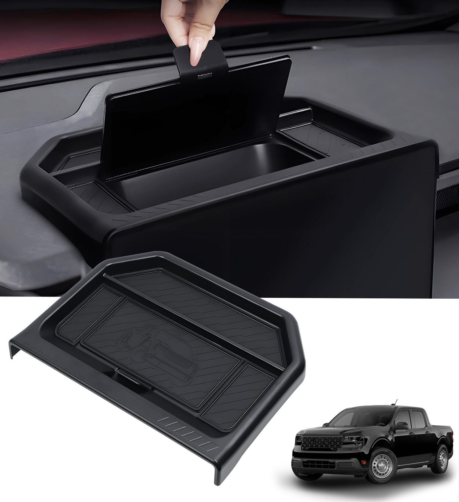 Dashboard Storage Tray Dash Organizer for Ford Maverick 2026 2025 (Only for 1...
