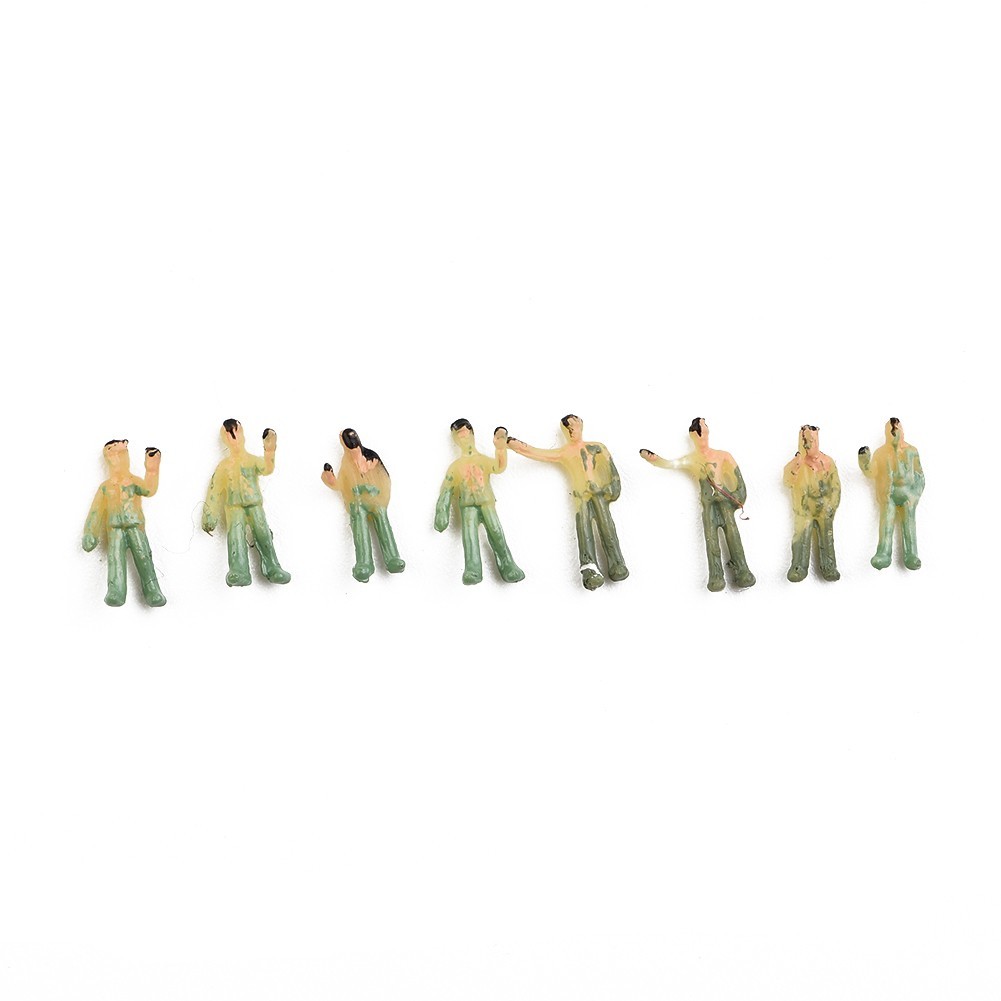 Painted Figures Miniature Passerby 1:200 Scale Color Model People Standing