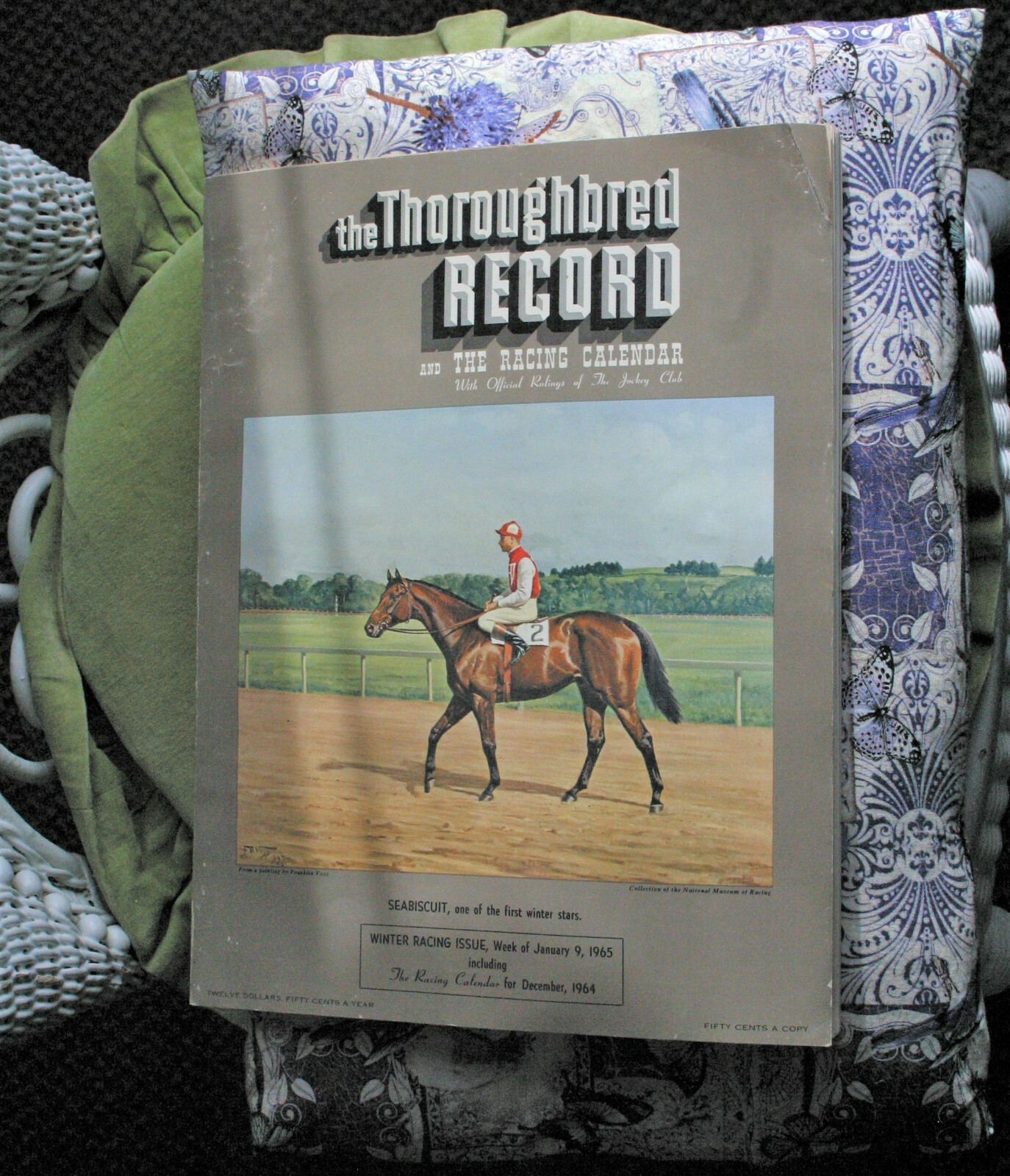 THOROUGHBRED RECORD MAGAZINES, Horses  Jan 1965 SEABISCUIT