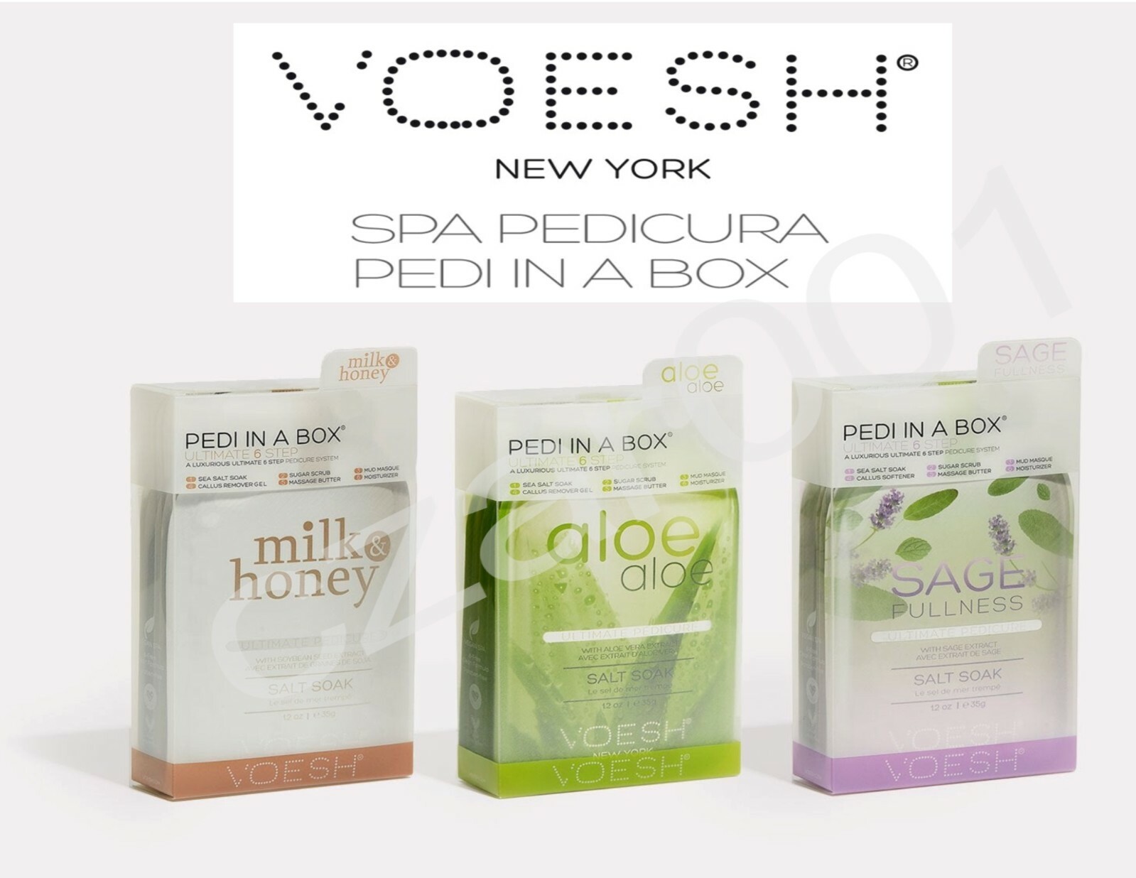 VOESH 6-1 Spa Pedicure Set w/FREE Pedicure Kit- 3 Scent Available- Your Choice!