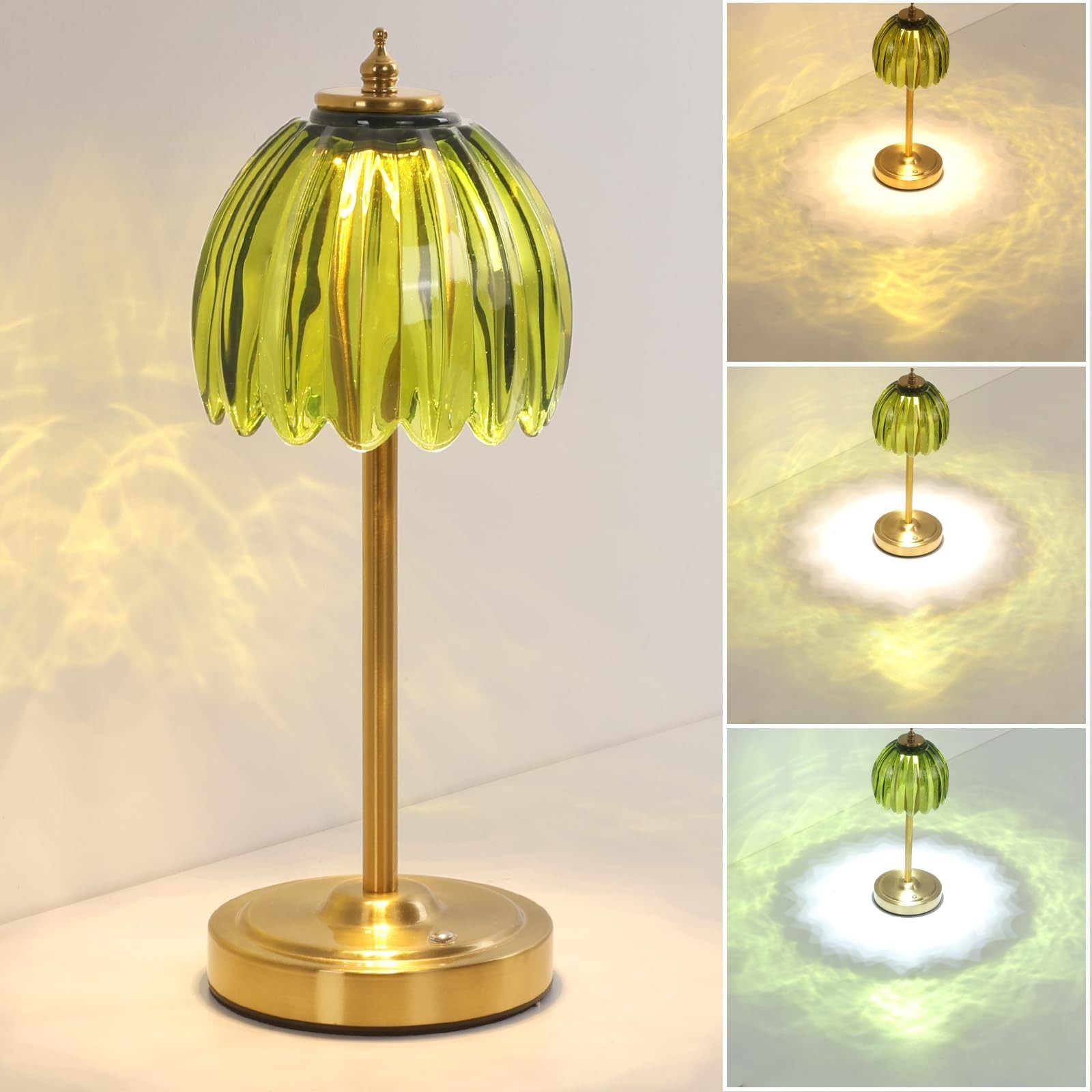 Cordless Small Table Lamp with 5000mAh Battery & Touch Control - 3 Adjustable...