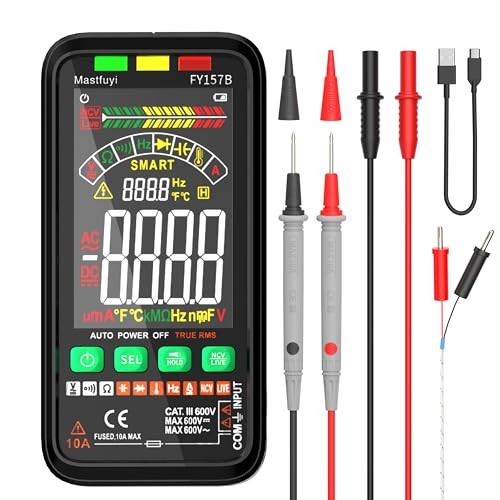 Multimeter Digital, Rechargeable Electrical Tester, NCV Intelligent Multi