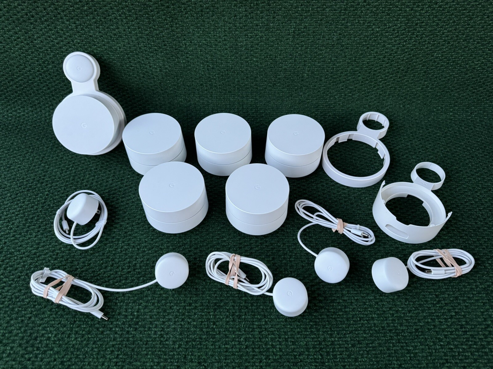 Google WiFi GJ2CQ White Wireless Dual Band Router System Pack Of 6