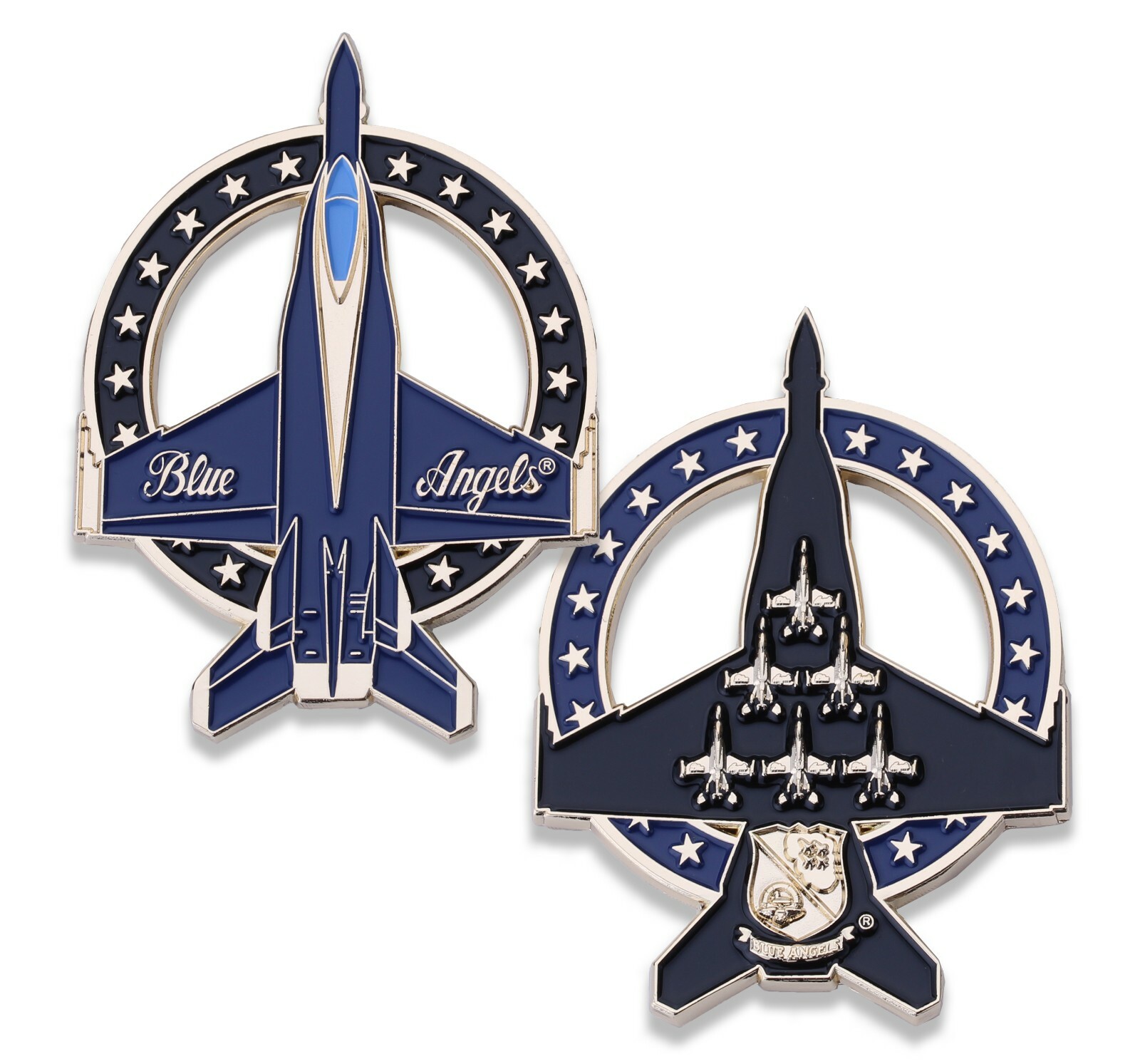 F/A-18E Super Hornet Blue Angels US Navy Challenge Coin