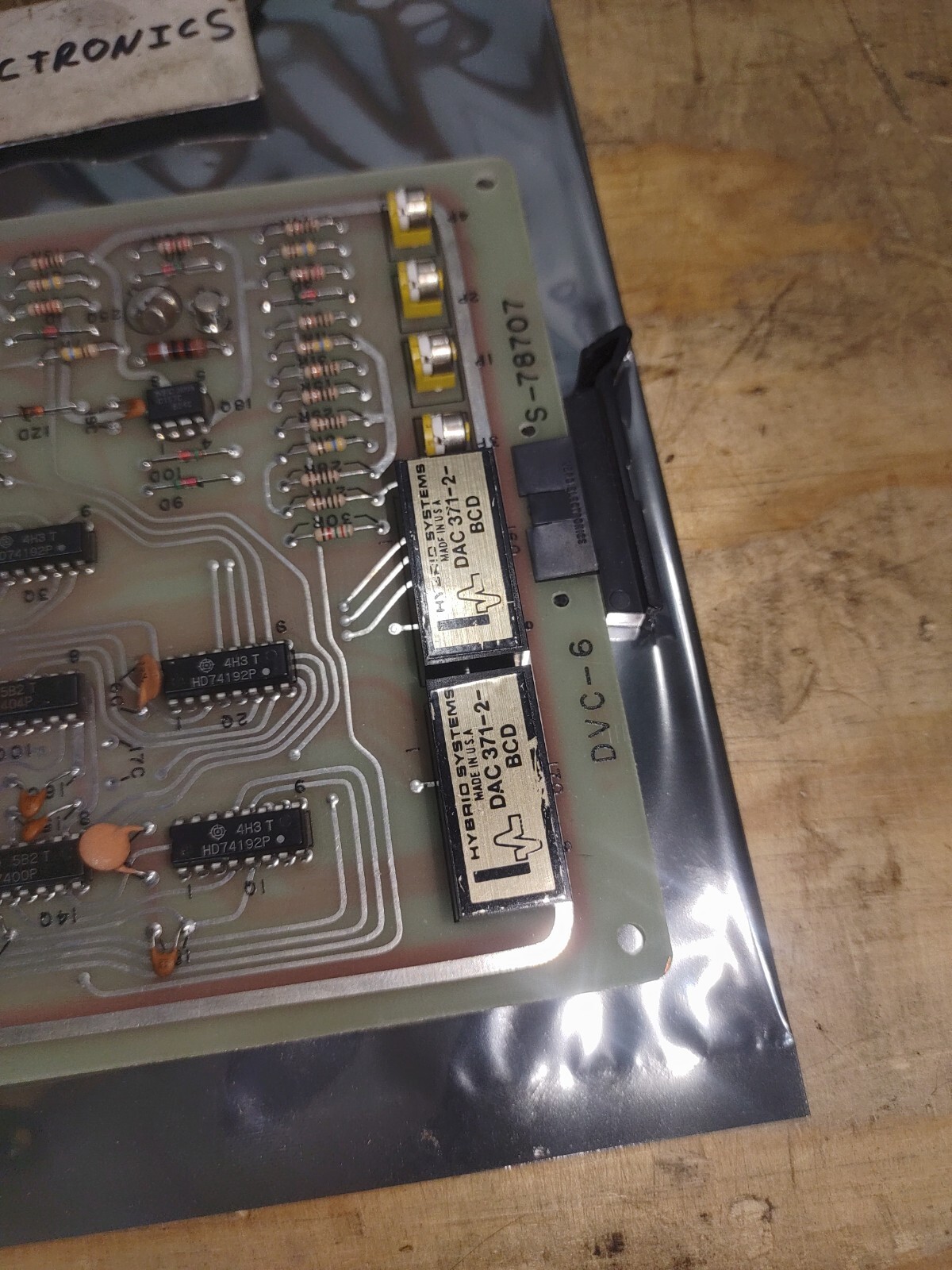 Reliance Electric DVC-6 Module Card S-78707