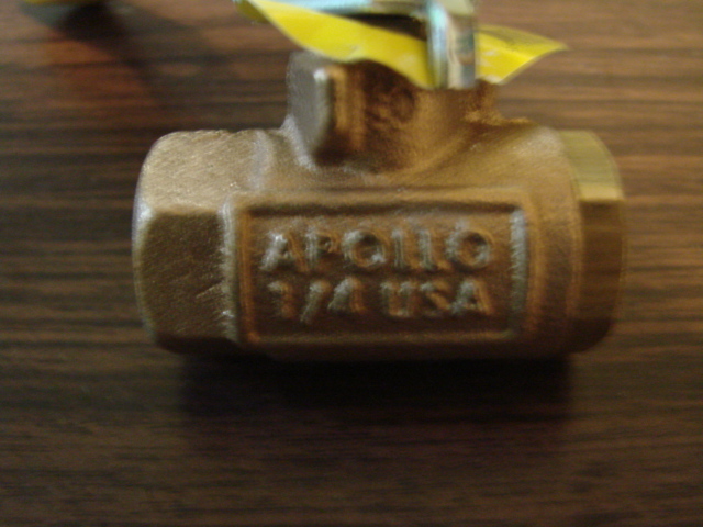 1/4'' NPT Apollo # 70-101-01 Bronze Threaded End Ball Valve NEW
