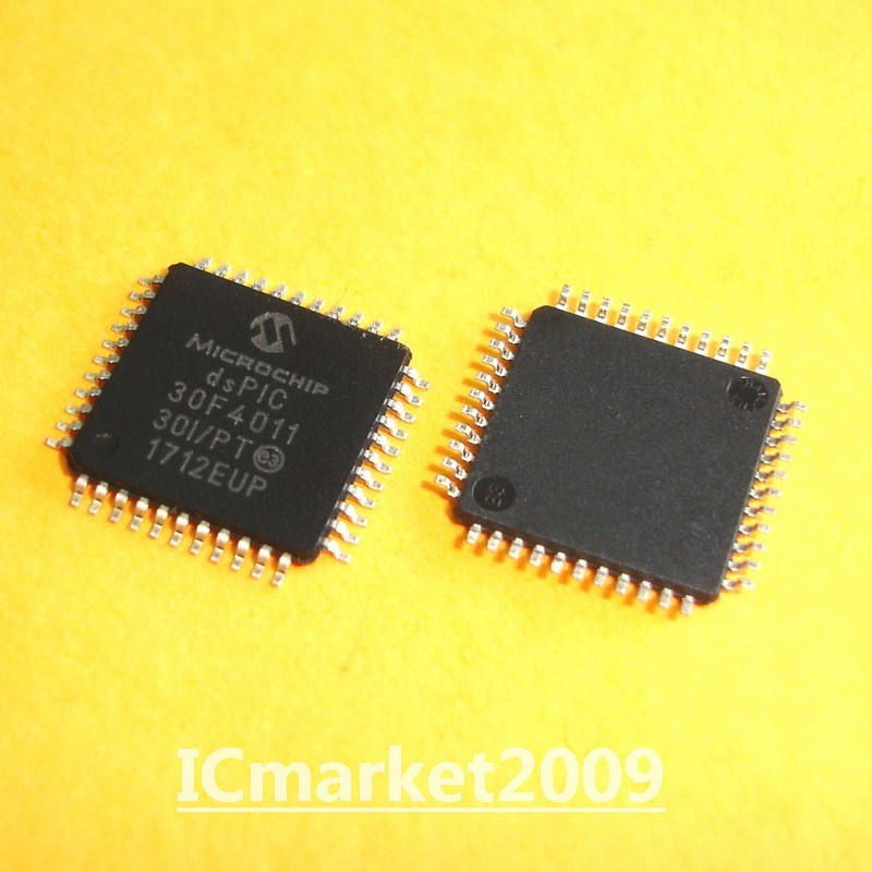 2 PCS DSPIC30F4011-30I/PT QFP44 30F4011 16-Bit Digital Signal Controllers Chip