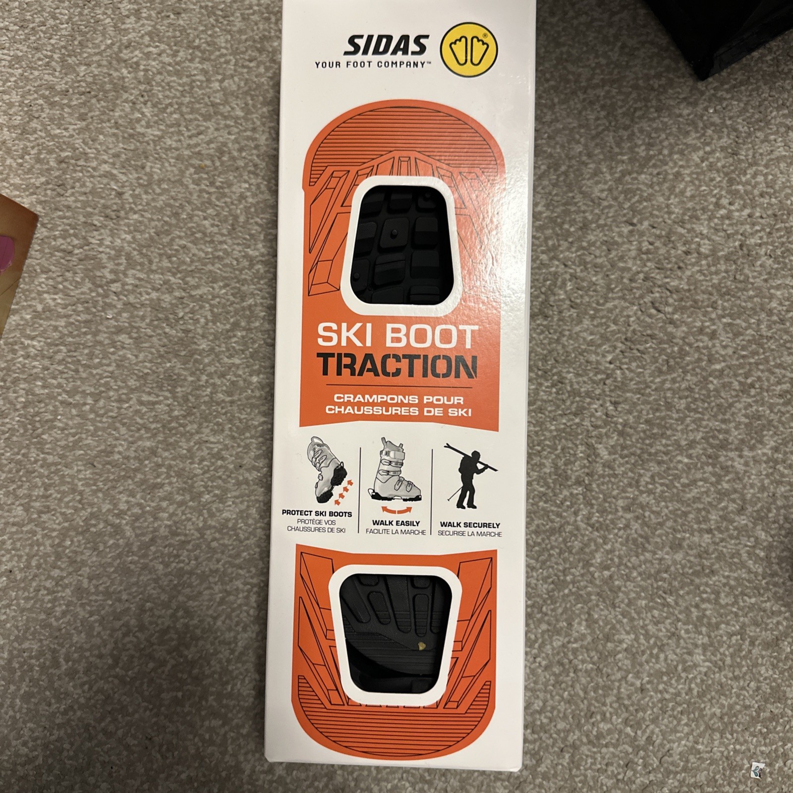 Sidas Ski Boot Traction Crampons One Size Brand New Black ❤️🎄🎁