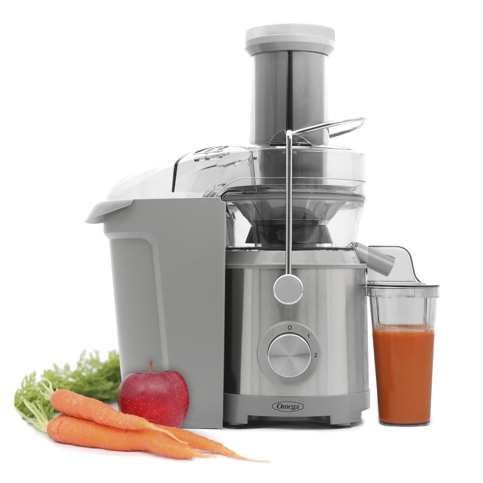 Omega Centrifugal Juicer Extra Large Chute High Speed Extractor Fruits And
