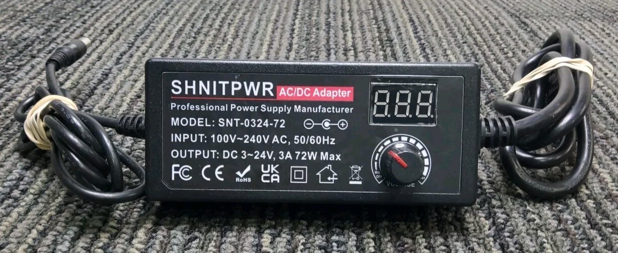 SHNITPWR AC/DC Adapter Power Supply