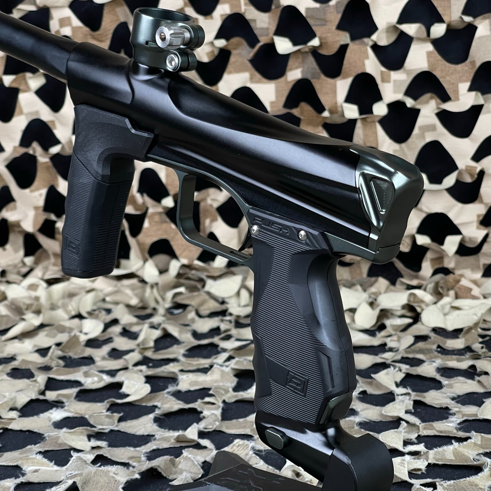 NEW Push Propel Mechanical Paintball Gun - Black/Grey