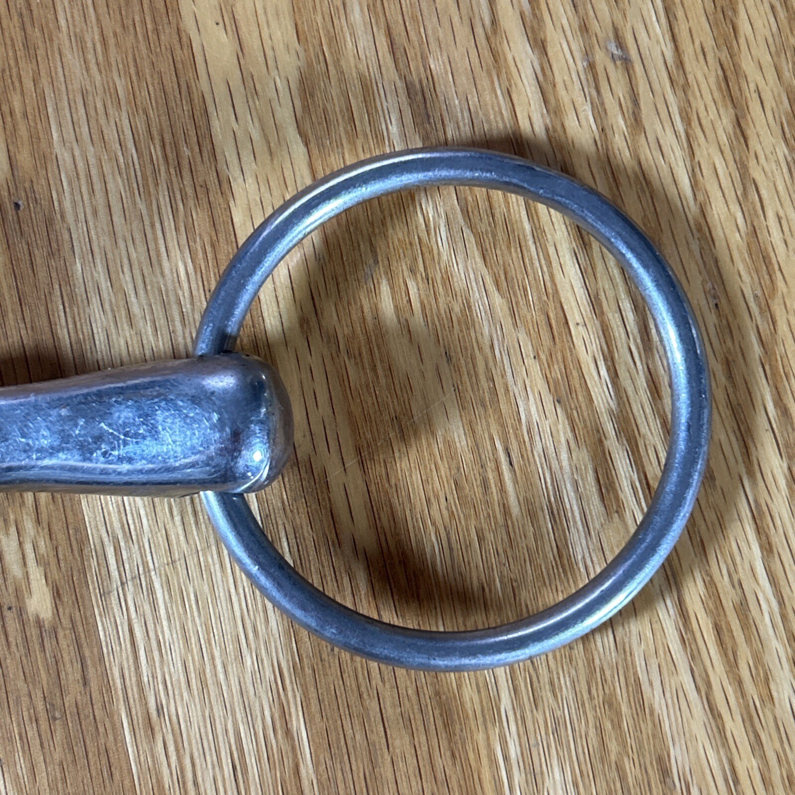 Loose Ring Snaffle Bit With Peanut 4.5" Mouthpiece Riding Bridle Bit