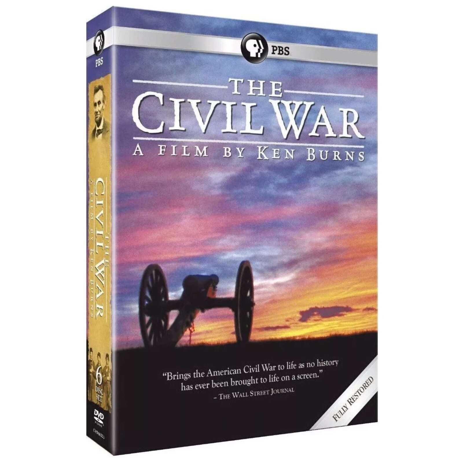 The CIVIL WAR: A Film by Ken Burns -  PBS Complete Series (DVD 6-Disc Box Set)