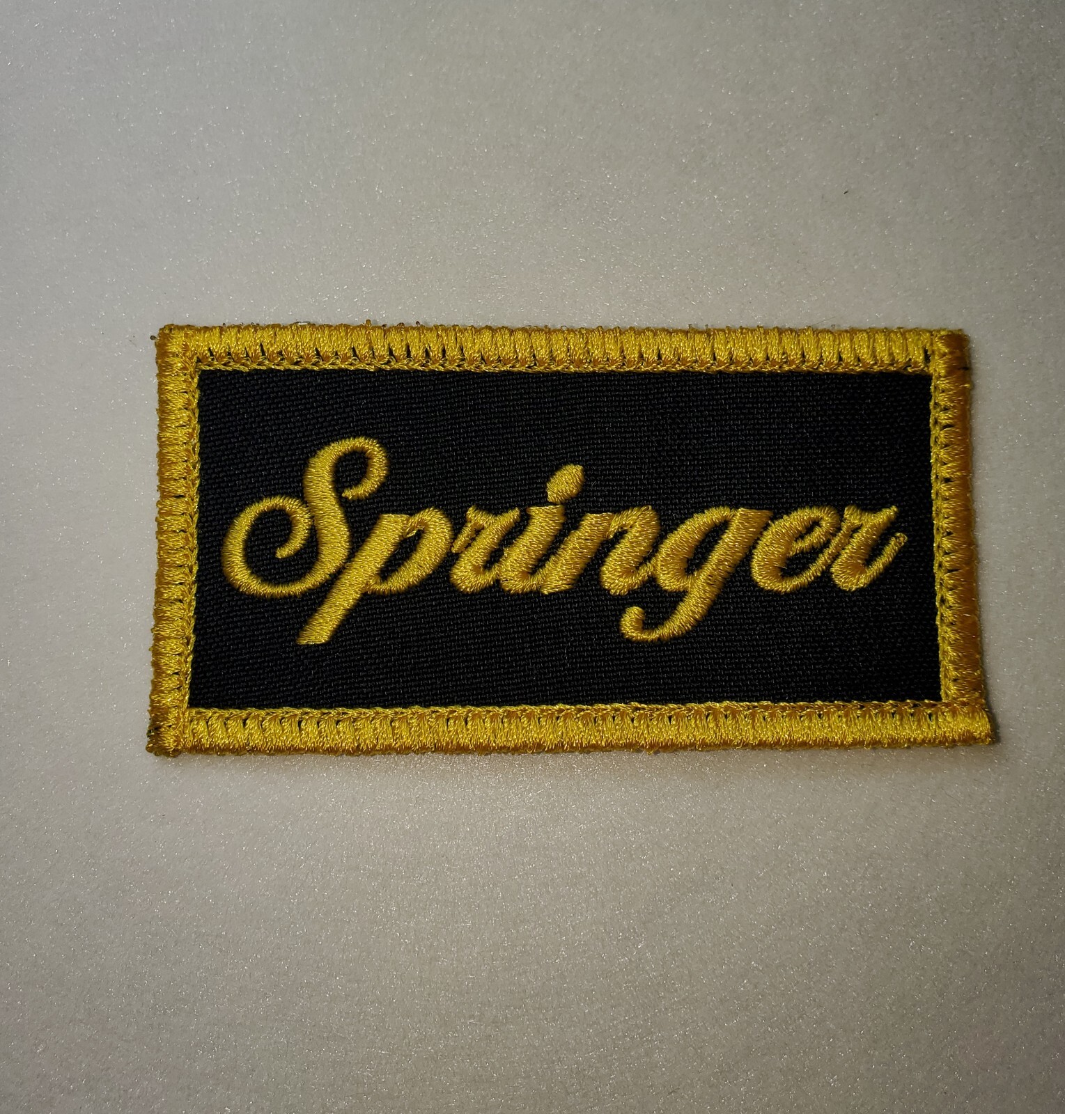 SPRINGER biker patch motorcycle memorabilia
