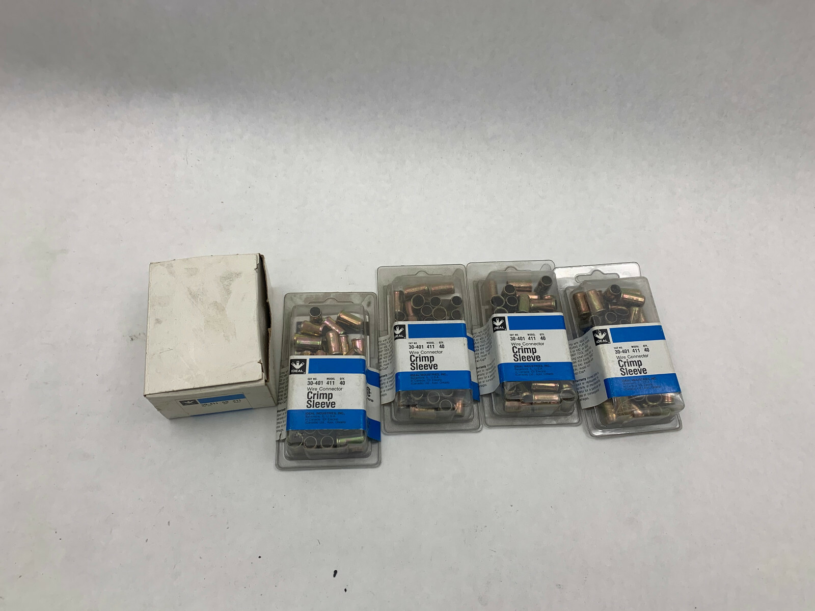 Ideal 30-401 NIB Lot Of 200 (5) X 40 Crimp Sleeves See Pics #B66