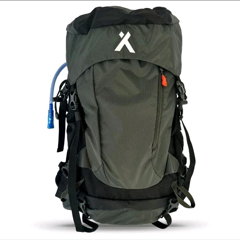 Bear Grylls 45L Hiking Hydration Backpack, Day Pack With 2L Water Bladder