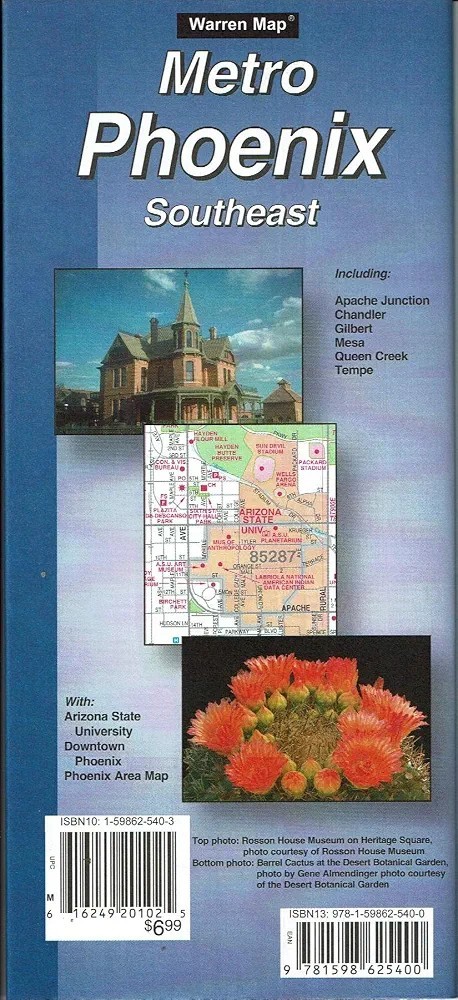 Metro Phoenix Southeast by Warren Maps